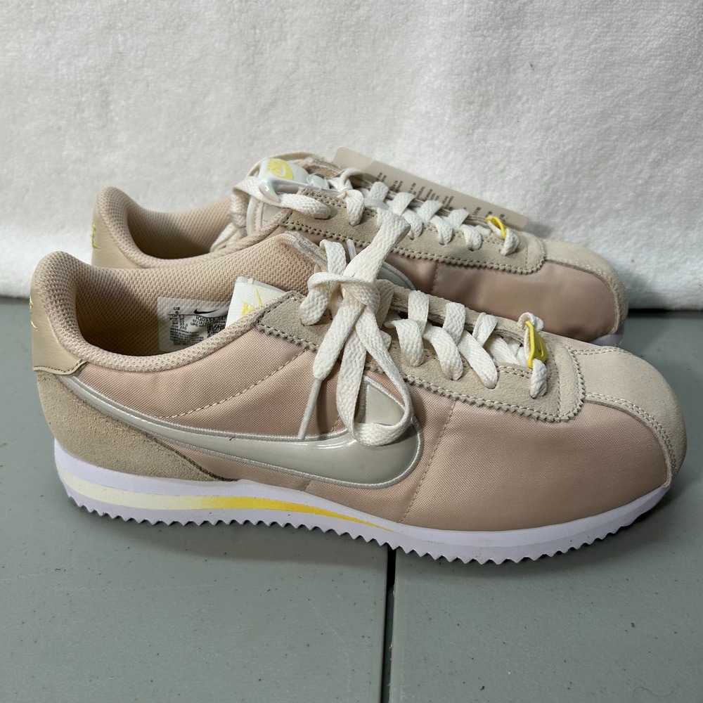 Nike Womens Size 8 Pink Cortez FL1 Alabaster Soft Athletic Shoes - Picture 3 of 8